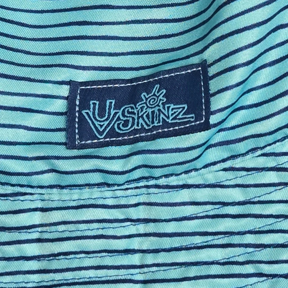 UV Skinz Kids Reversible Bucket Hat Blue Pineapple Sun Hat Unisex UPF 50+